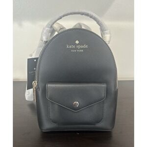 NEW Kate Spade New York Schuyler Mini Saffiano Black Backpack Bag K8702 NWT $299